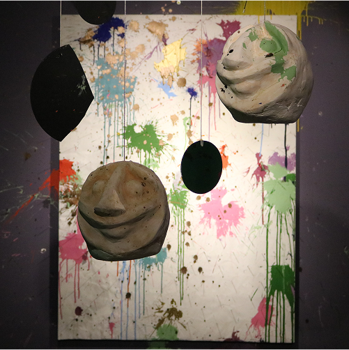 Raree show, 2022, Interactive installation/ Mixed media-400cm* 200cm